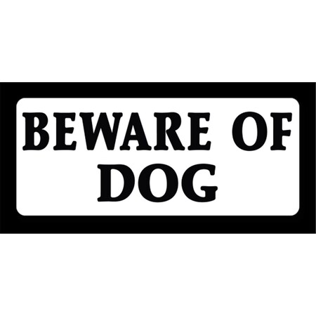 Evermark Beware Of Dog Clip-On Sign EV122575